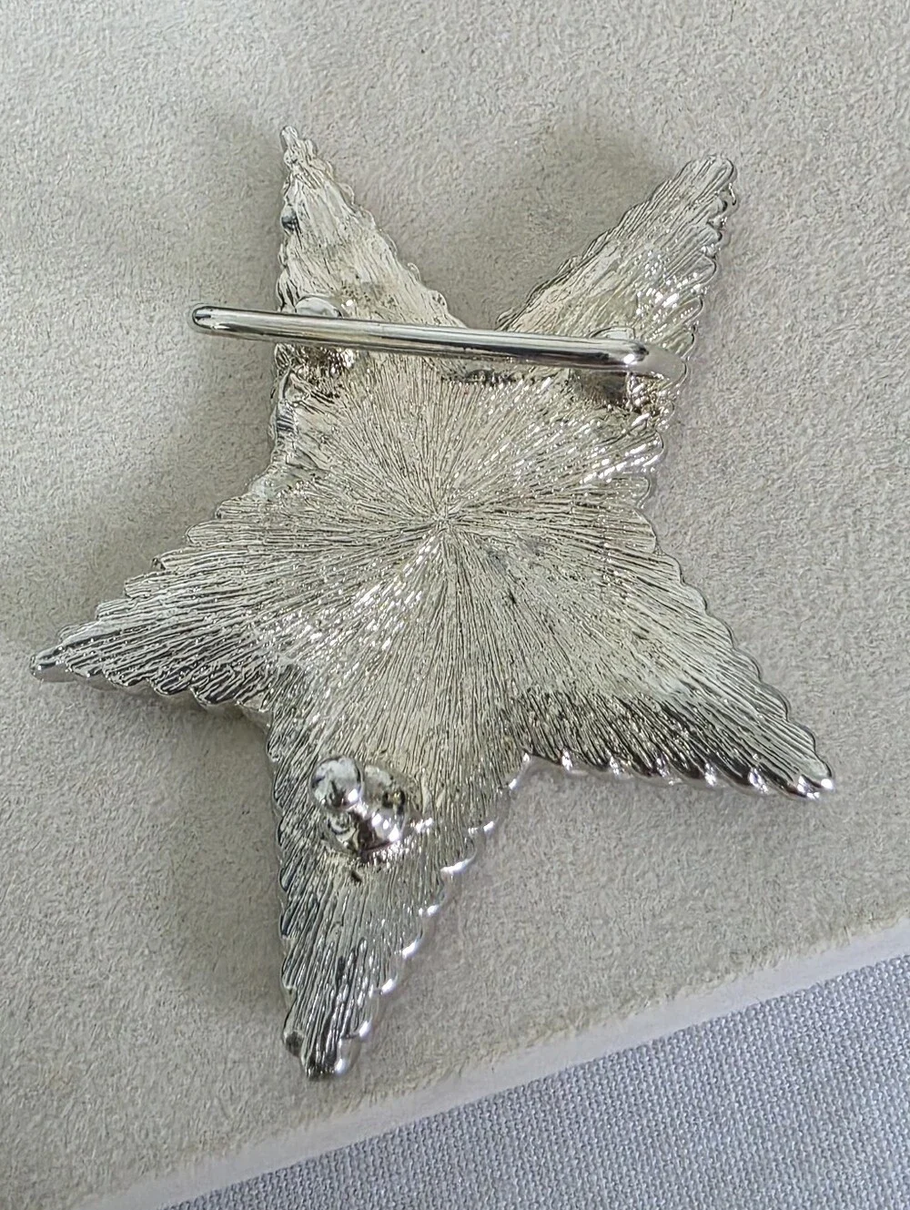 Y2K Pink Crystal Star Belt Buckle Silver Tone Rope Edge Statement